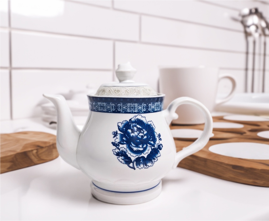 [GGA810] 750ml Ceramic Tea Pot (24 pc/ctn) | Uniware B2B Wholesale Site